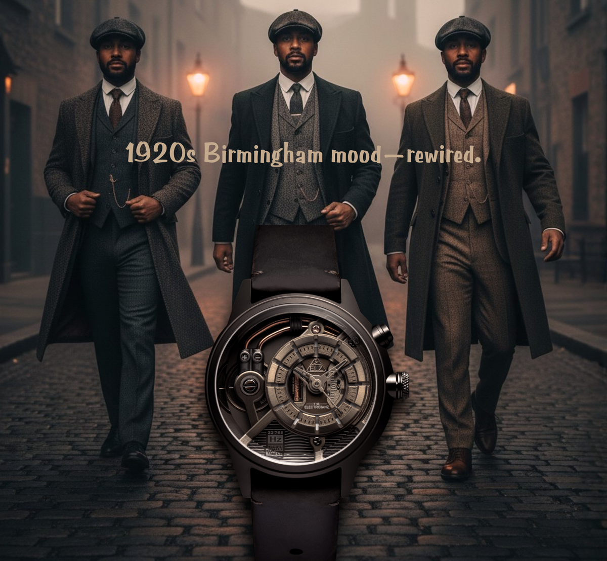 The Brown Z | Available with Metal or Leather Strap – THE ELECTRICIANZ