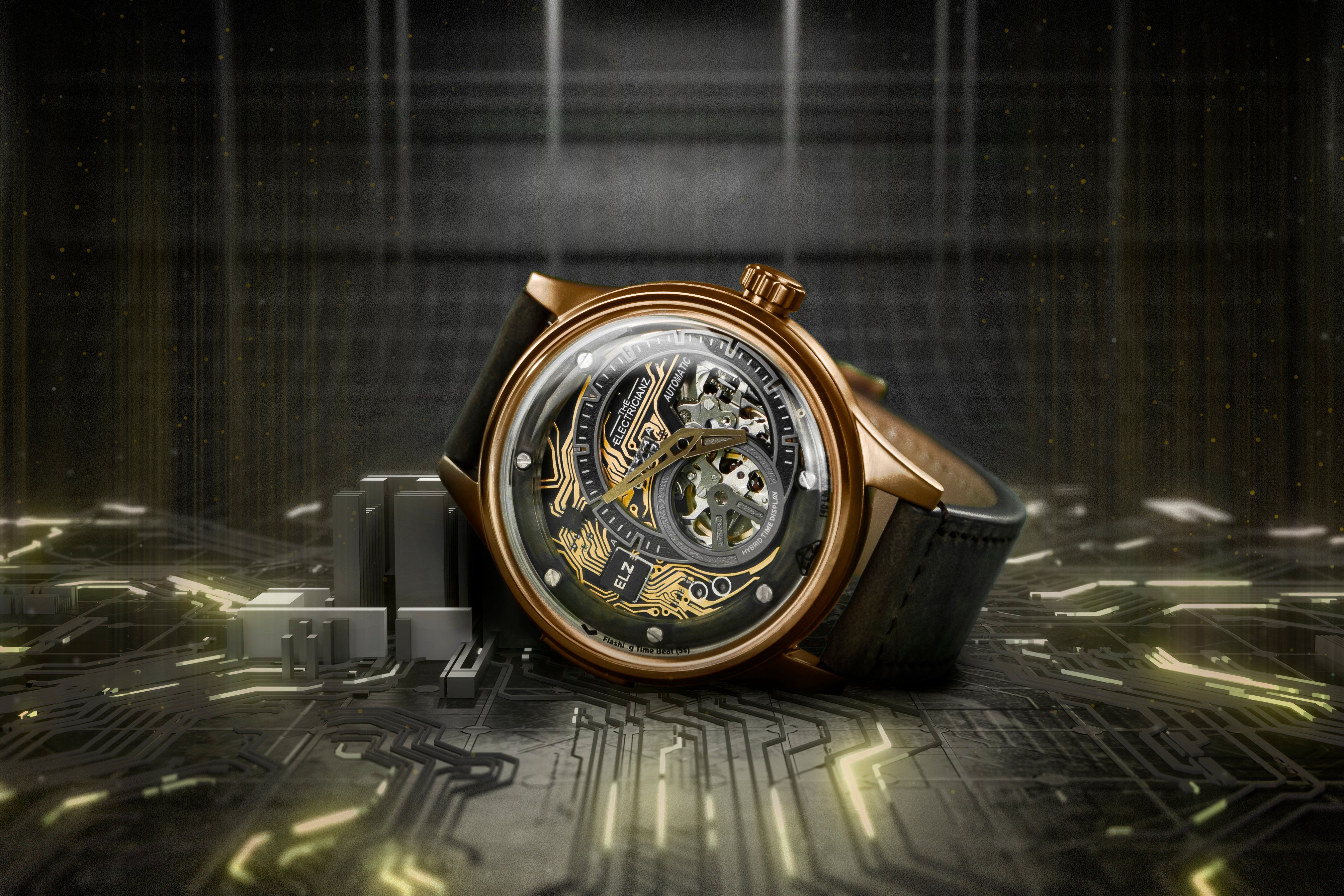 Hybrid mechanical watch concept on Kickstarter