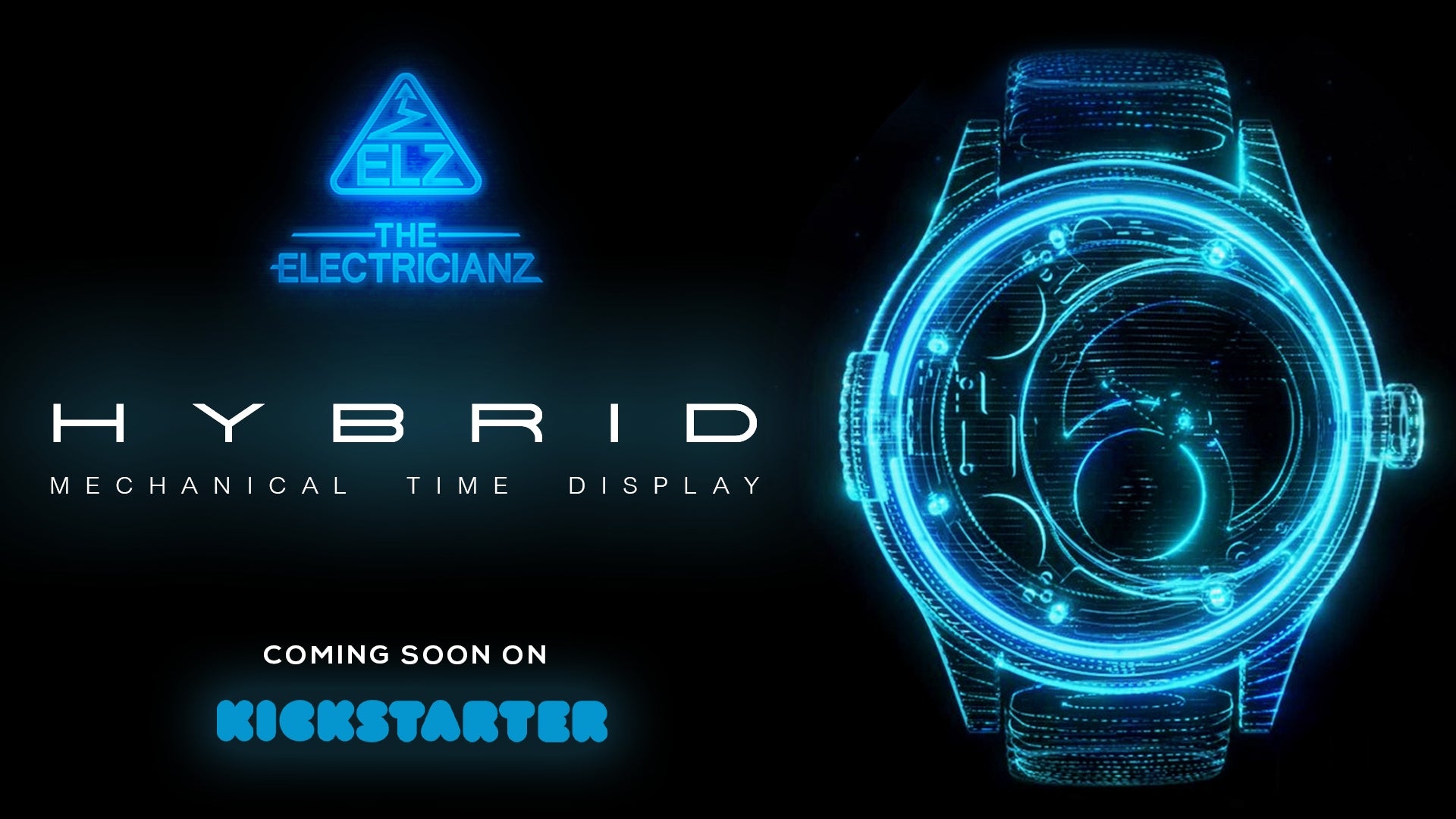 Hybrid mechanical watch concept on Kickstarter