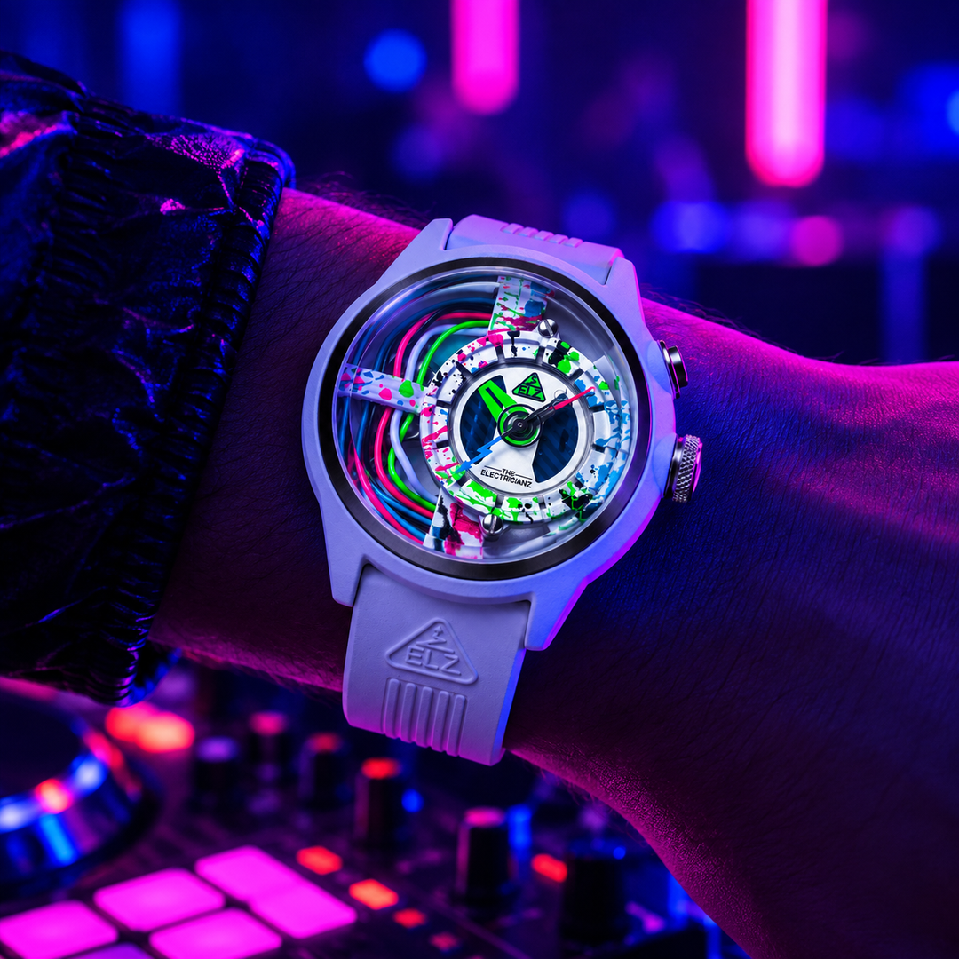 The Neon Z White — Rubber Edition