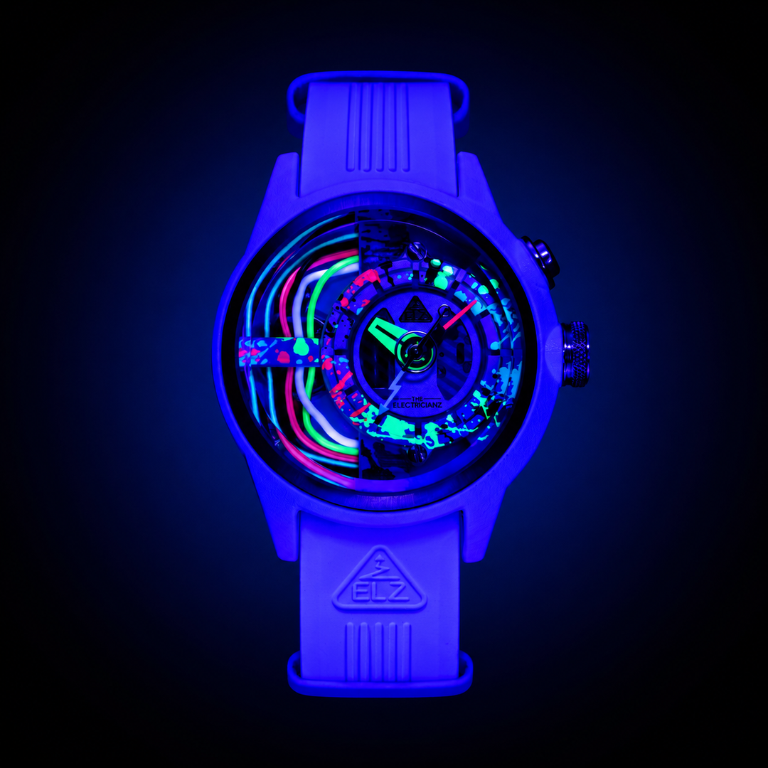 The Neon Z White — Rubber Edition