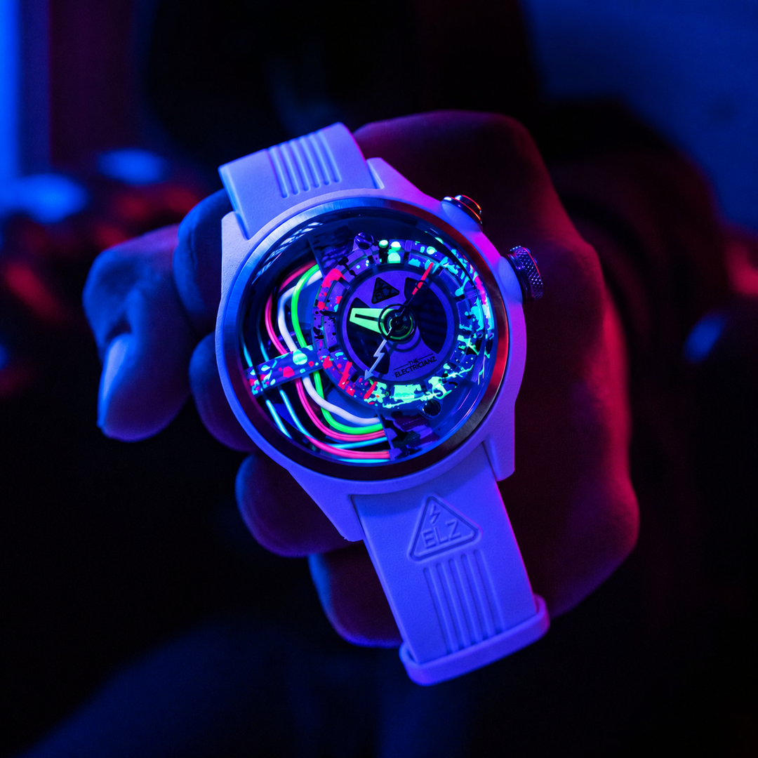 The Neon Z White — Rubber Edition