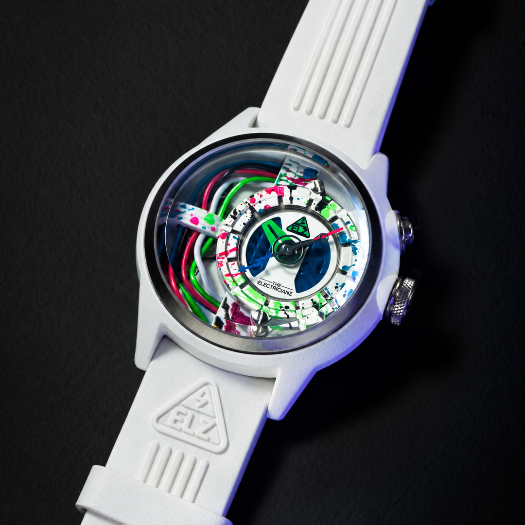 The Neon Z White — Rubber Edition