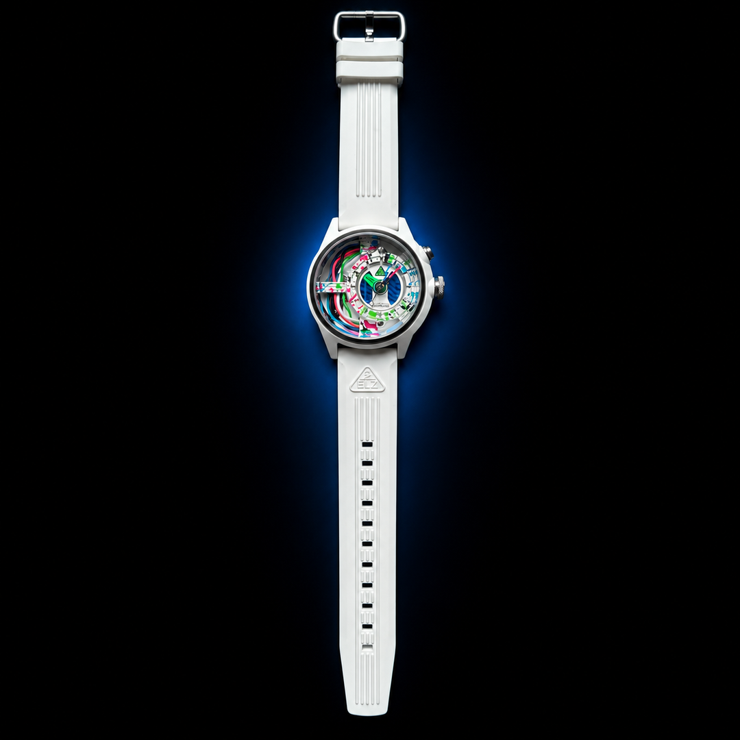 The Neon Z White — Rubber Edition