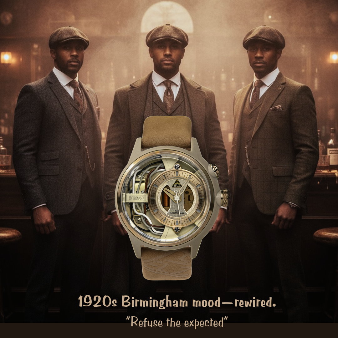 The Nomad Z 45mm Beige Leather