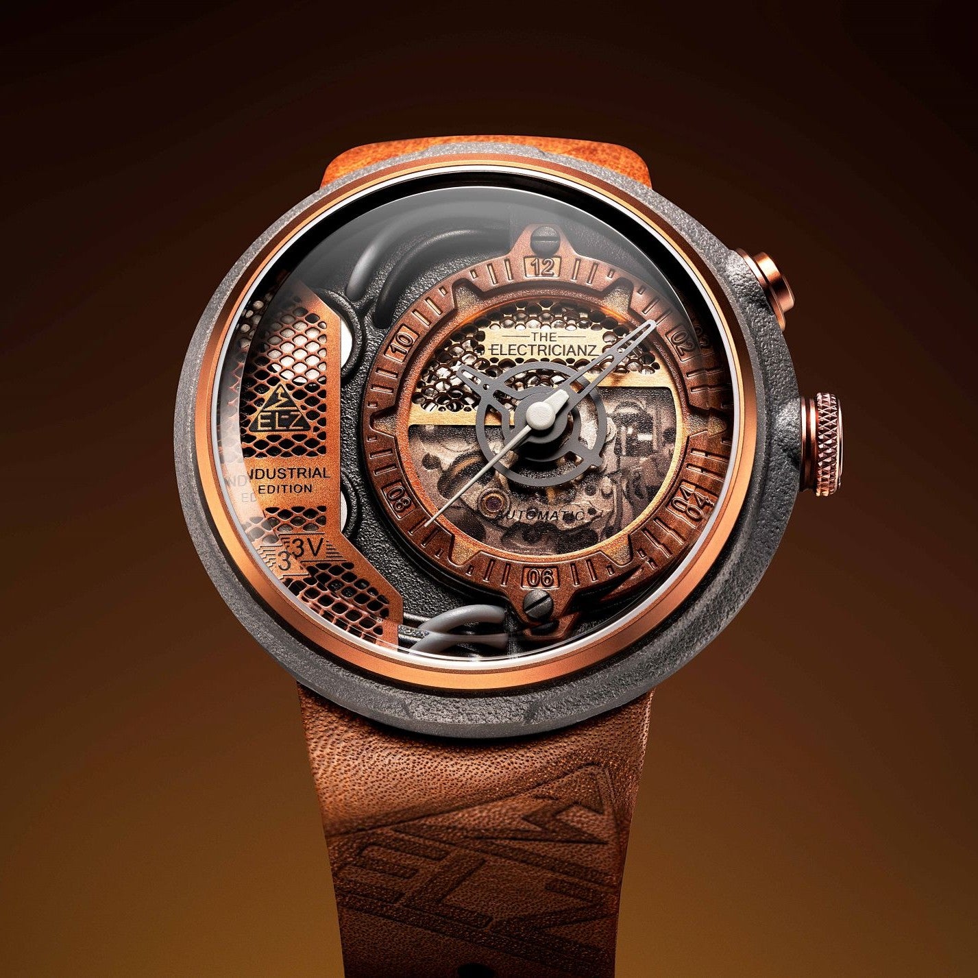 ★COURONNE★ Eclat Leather Strap_RCAAX25141BKX Leather Strap – THE ELECTRICIANZ