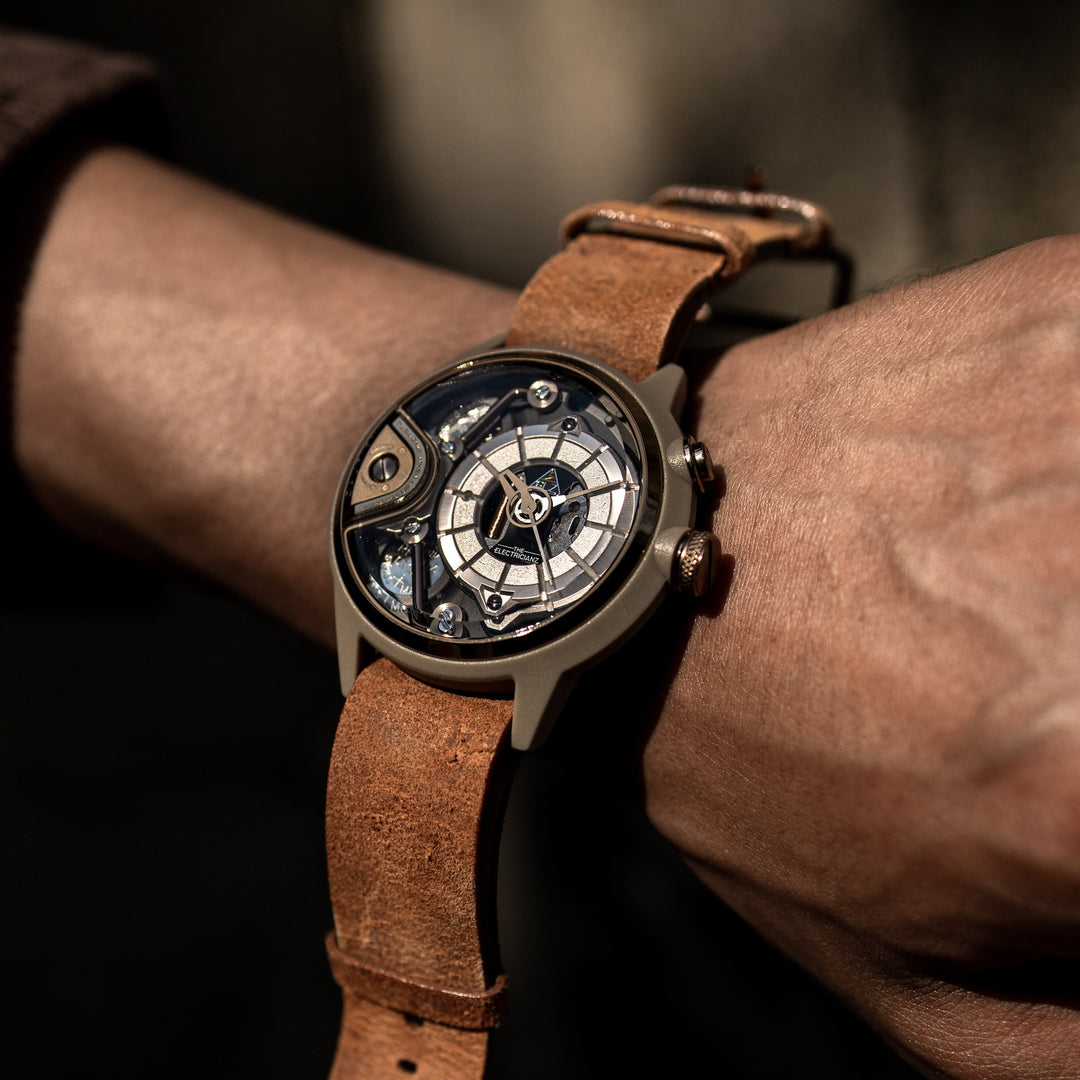 The Electricianz The Dezert worn on wrist