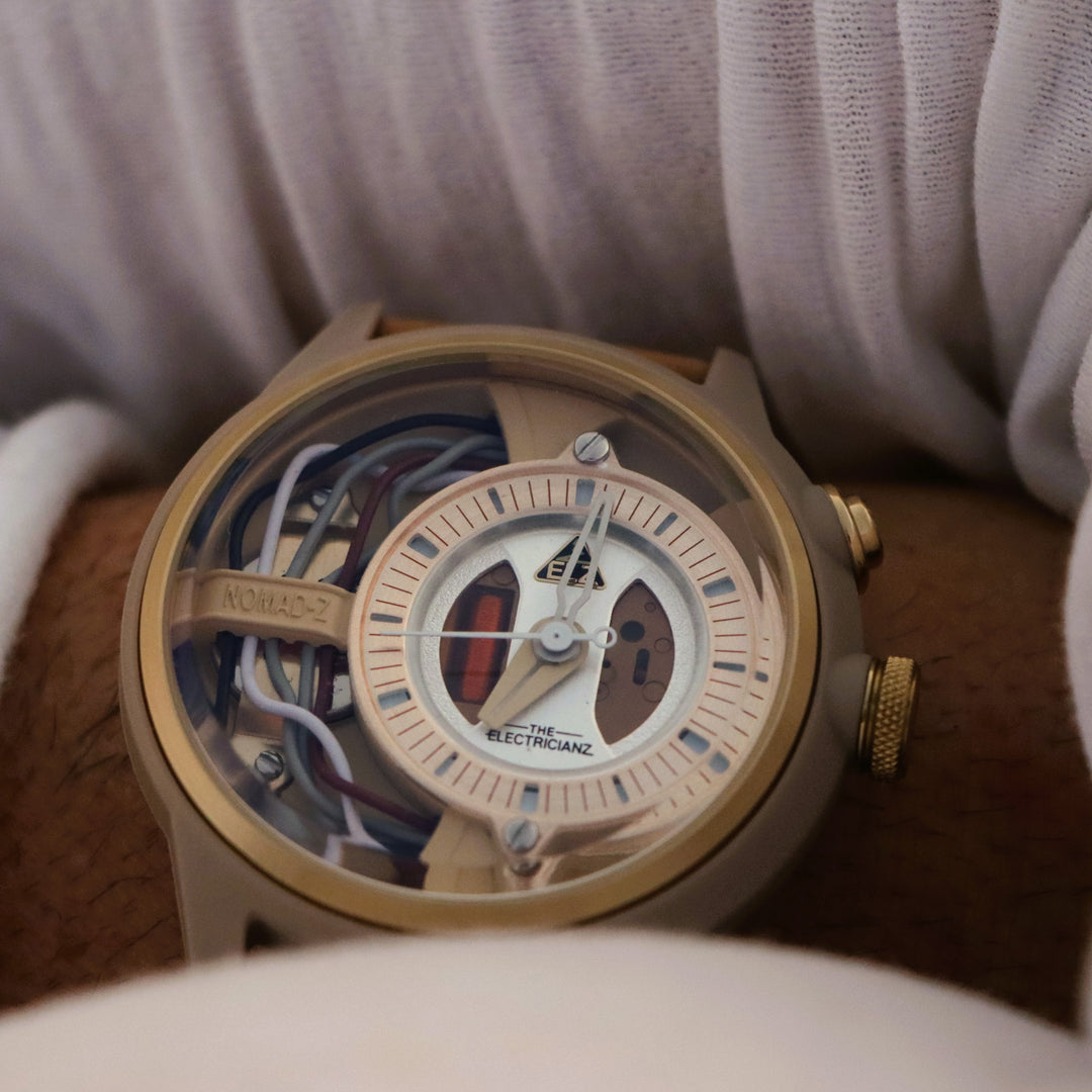 The Nomad Z Beige Leather