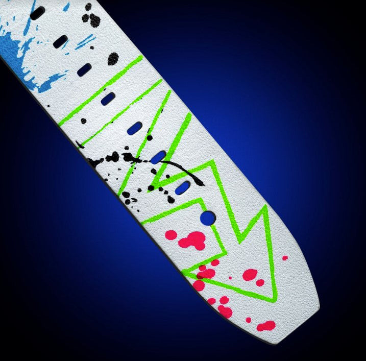 White Leather strap for Neon Z White edition