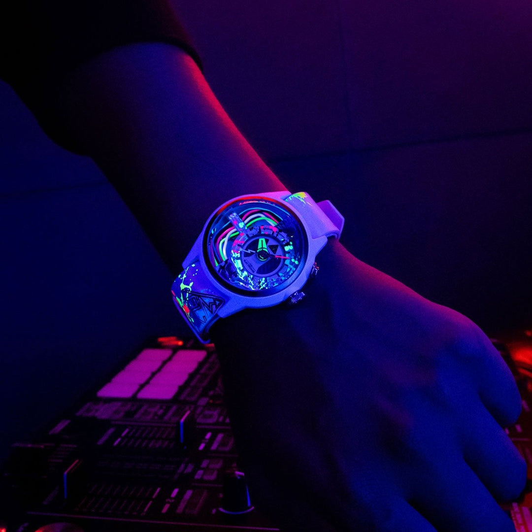 White Leather strap for Neon Z White edition