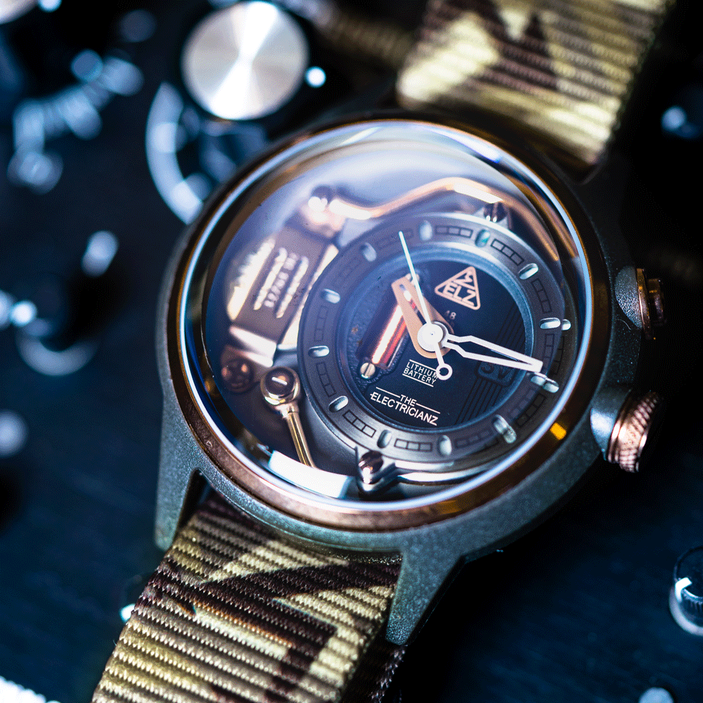Camoz Textile (Fabric) Strap // Silver buckle