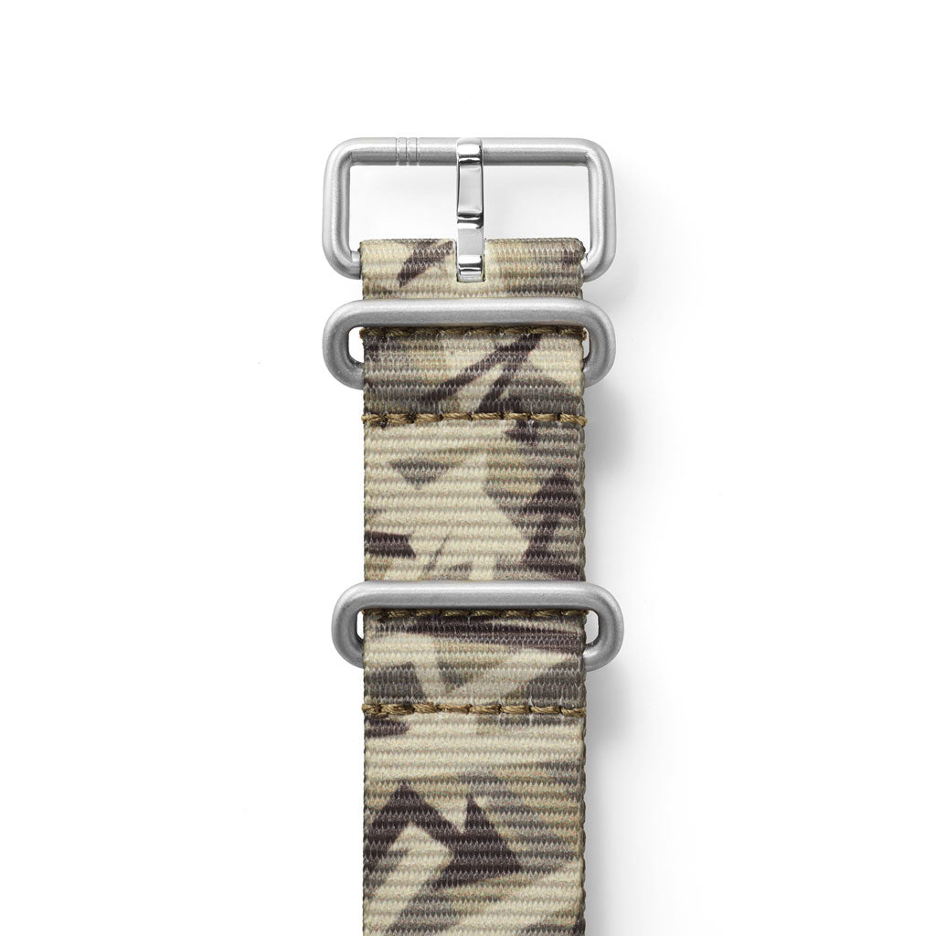 Camoz Textile (Fabric) Strap // Silver buckle