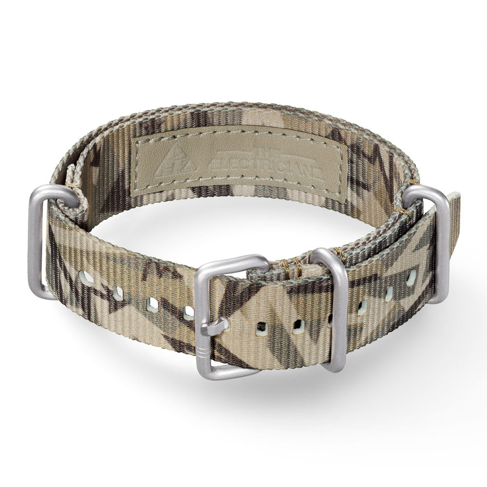 Camoz Textile (Fabric) Strap // Silver buckle