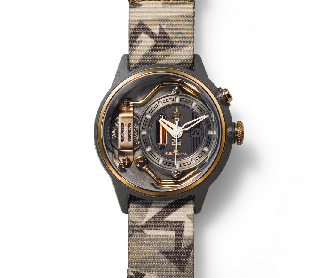 Camoz Textile (Fabric) Strap // Silver buckle