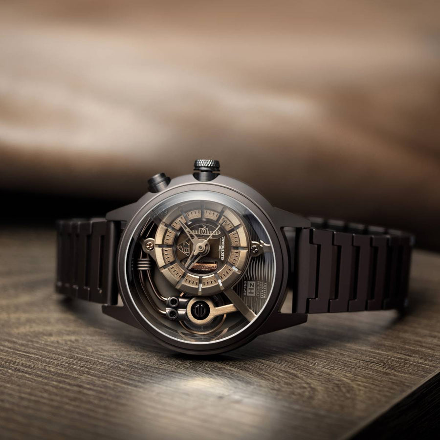 The Brown Z | Available with Metal or Leather Strap – THE ELECTRICIANZ