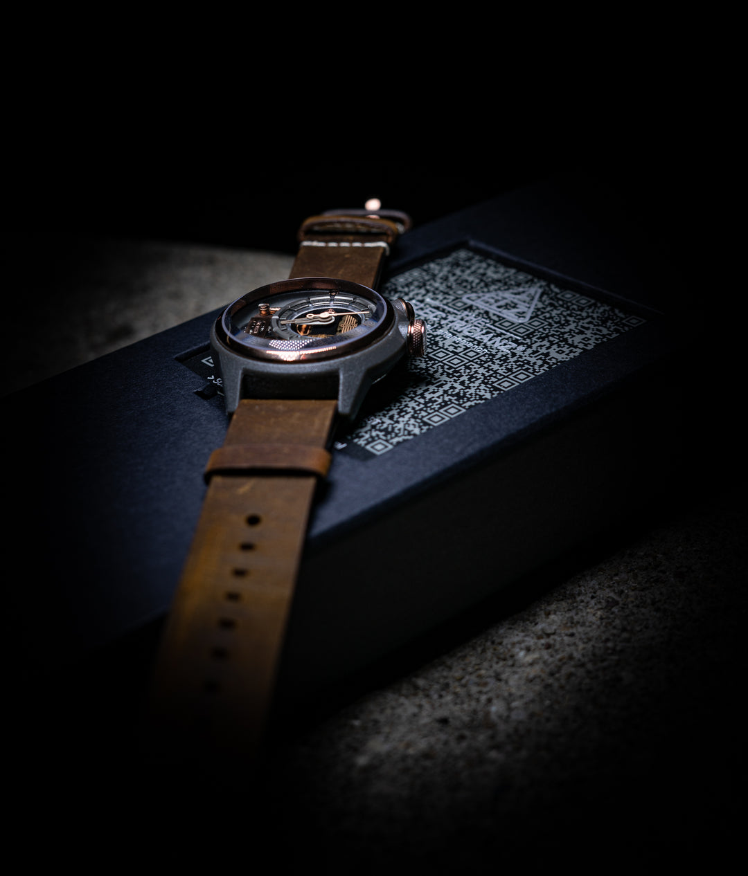 Brown Nato (Leather) Strap // Brown buckle